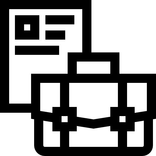 valigetta Basic Straight Lineal icona