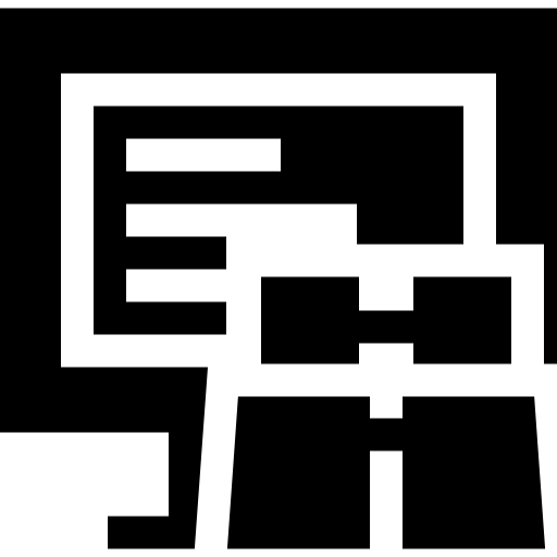 código Basic Straight Filled icono