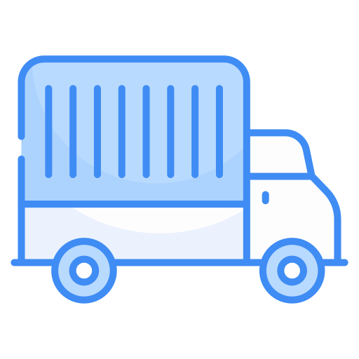 camion di spedizione Generic Blue icona