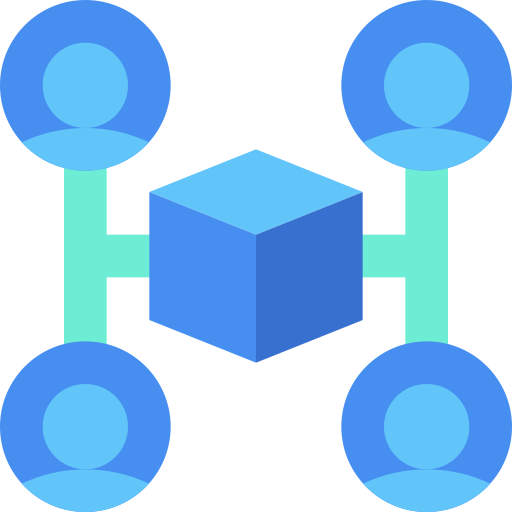 chaîne de blocs Generic Blue Icône