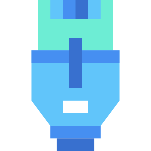 이더넷 Generic Blue icon