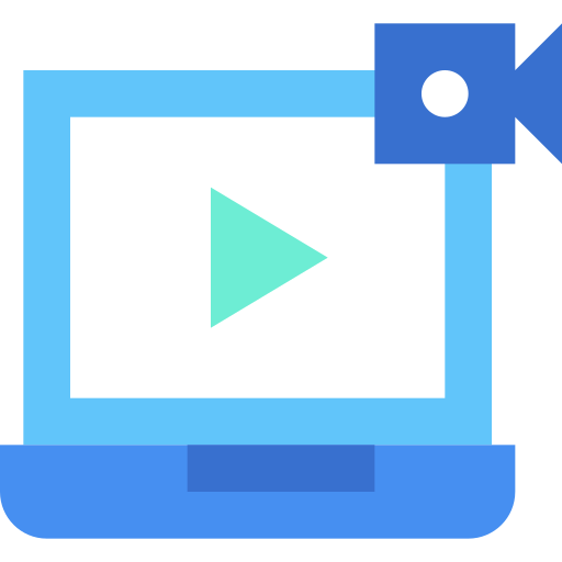 Live streaming Generic Blue icon