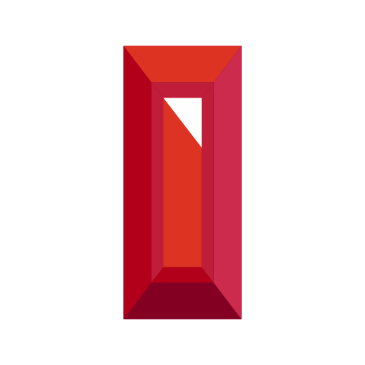 Ruby Generic color fill icon