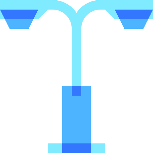 Street Lamp Basic Sheer Flat icon