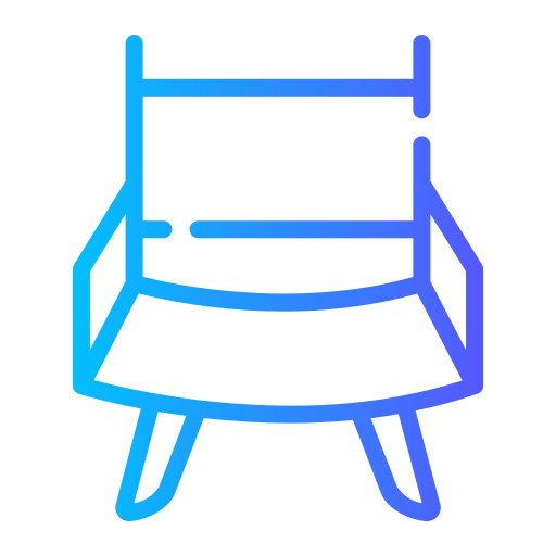 krzesło dyrektorów Generic Gradient ikona