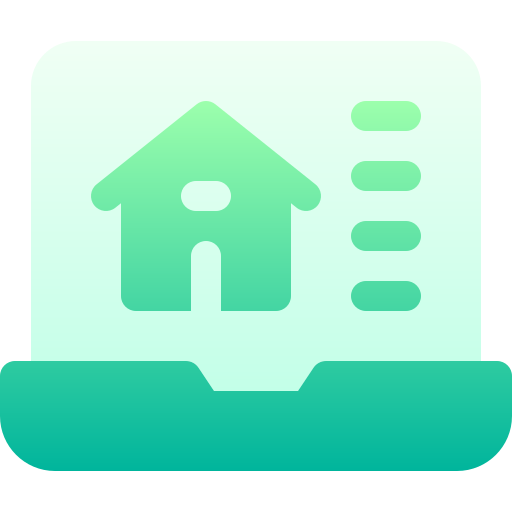 real estate Basic Gradient Gradient иконка