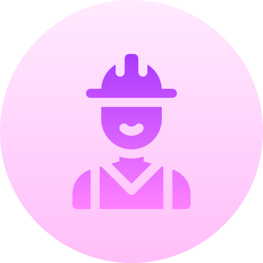 Engineer Basic Gradient Circular icon