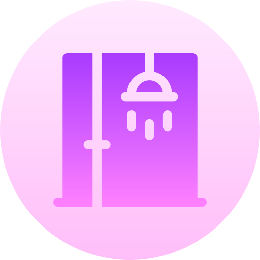 Bathroom Basic Gradient Circular icon
