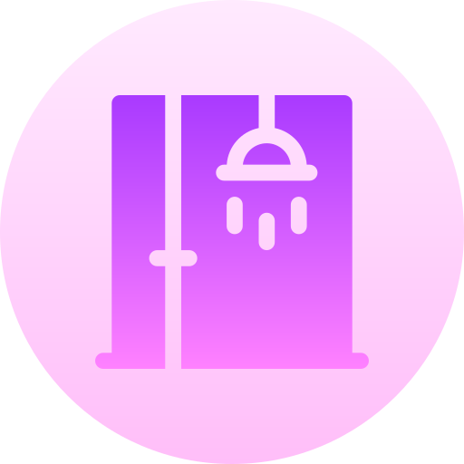 화장실 Basic Gradient Circular icon