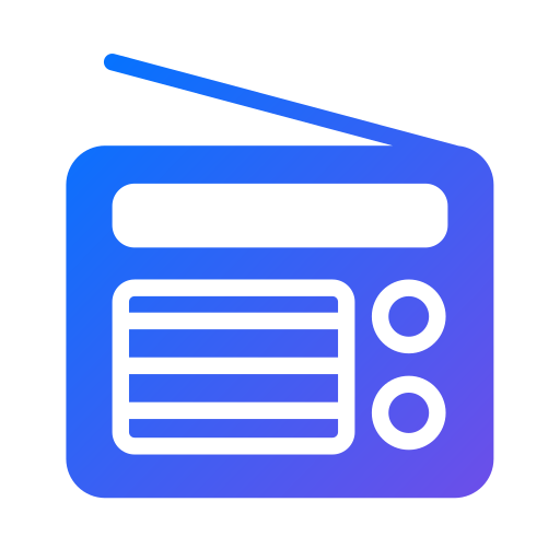 Radio Generic Flat Gradient icon