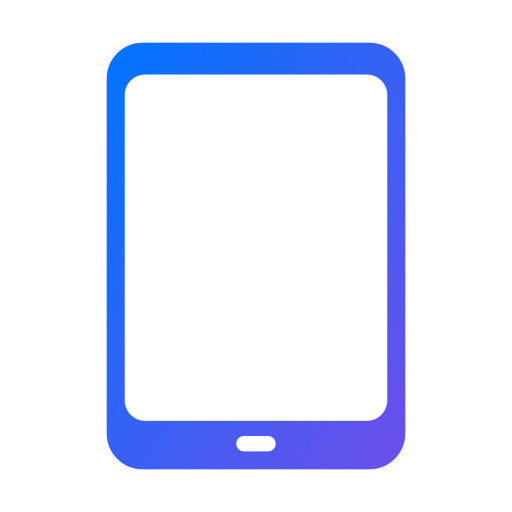 Tablet Generic Flat Gradient icon