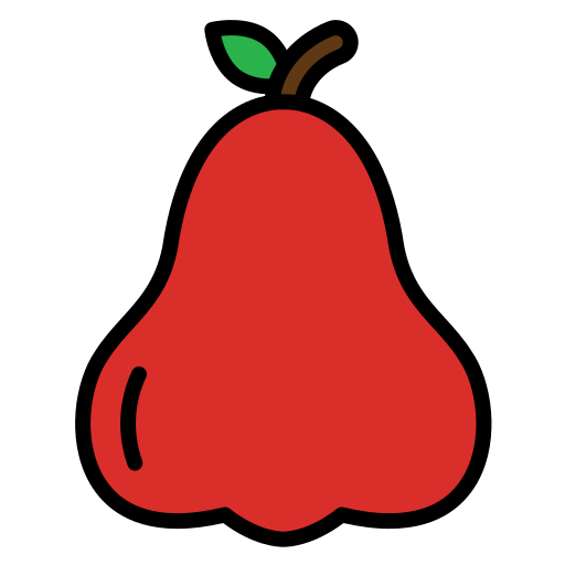 Rose apple Generic Outline Color icon