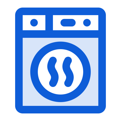 maquina de lavar Generic Blue Ícone
