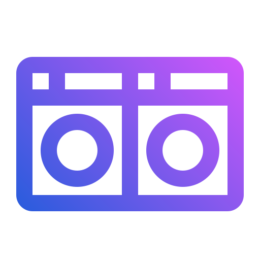 洗濯機 Generic Gradient icon