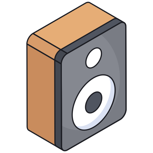 Speaker Generic Isometric icon