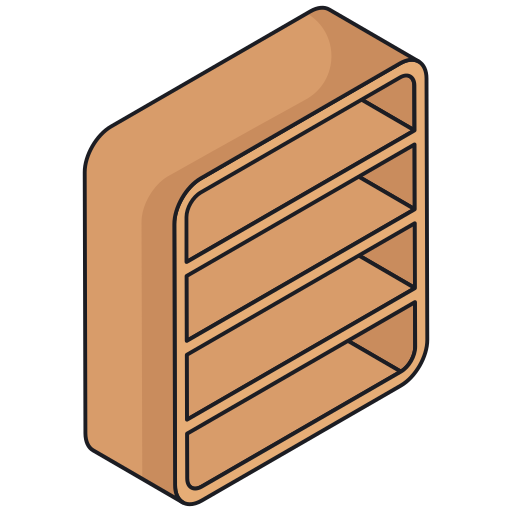 Bookcase Generic Isometric icon