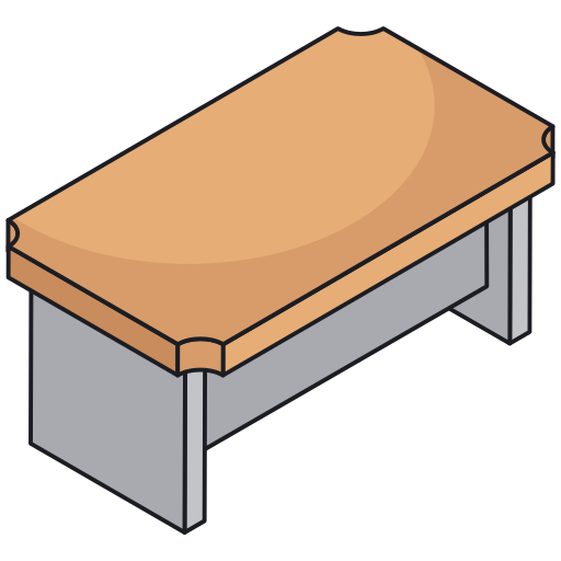 Desk Generic Isometric icon