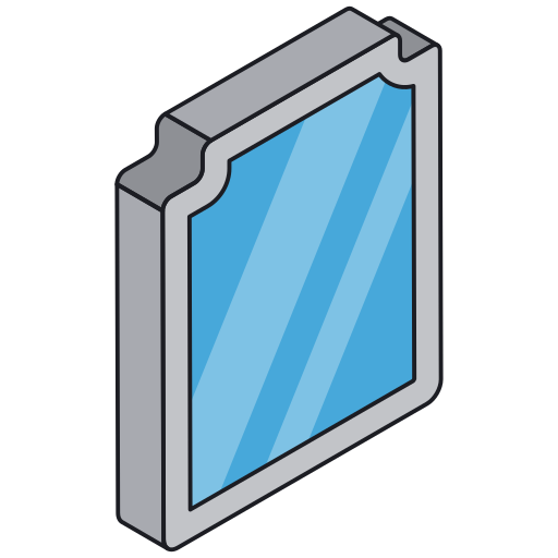 Mirror Generic Isometric icon