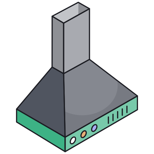 okap wyciągowy Generic Isometric ikona