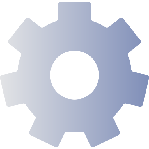 icono de engranaje de configuración Generic Flat Gradient icono