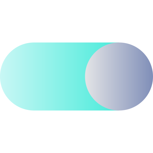 botón de activación Generic Flat Gradient icono