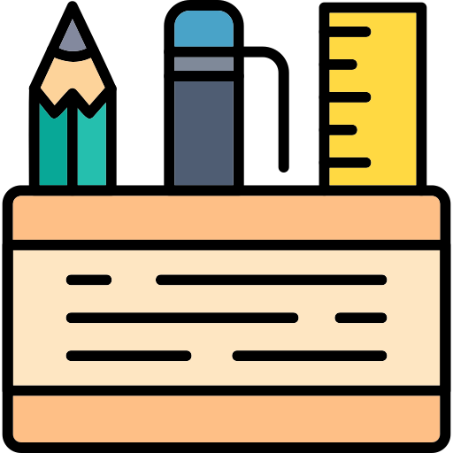 Pencil case Generic Outline Color icon