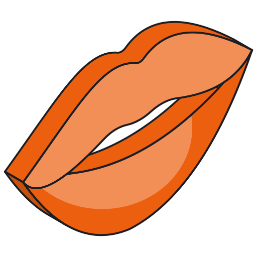 Lip Generic Isometric icon