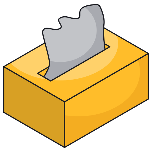caja de pañuelos Generic Isometric icono