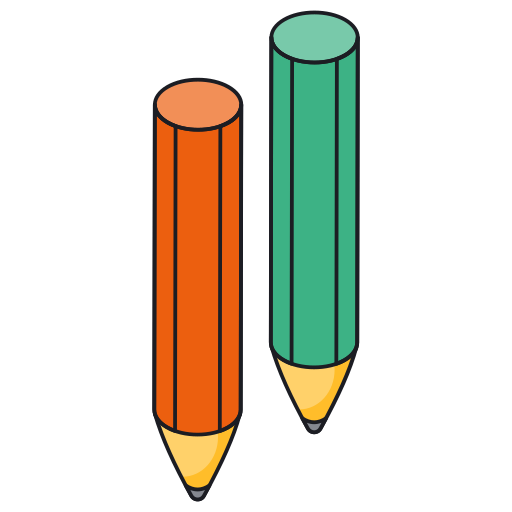 Pencil Generic Isometric icon