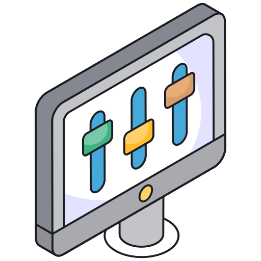 control panel Generic Isometric icon