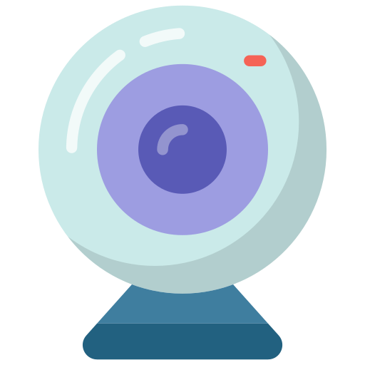 webcam Generic Flat icoon