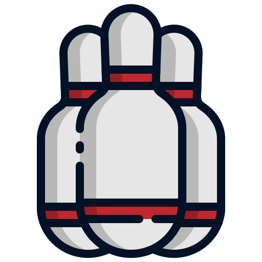 Bowling pin Generic Outline Color icon