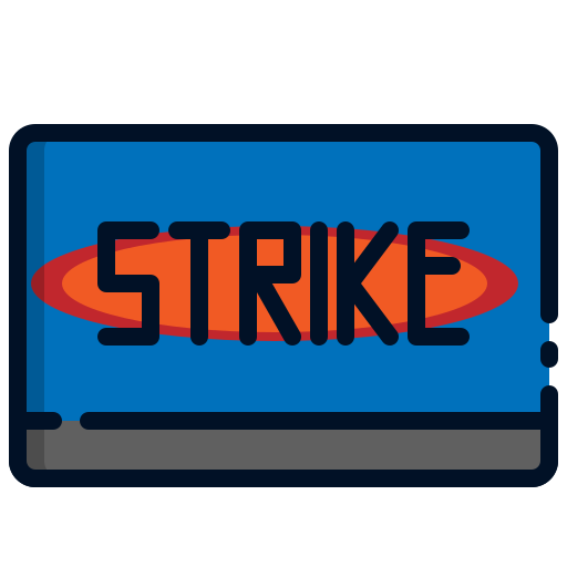 Strike Generic Outline Color icon