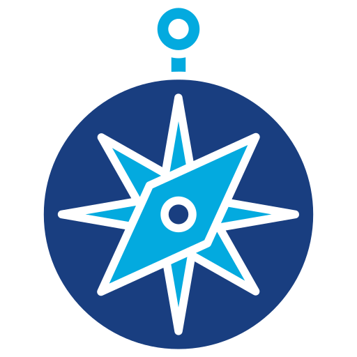 bussola Generic Blue icona