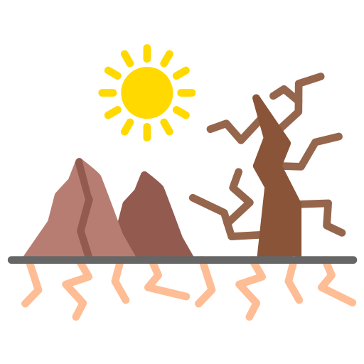 Árbol seco Generic Flat icono