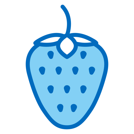 fraise Generic Blue Icône