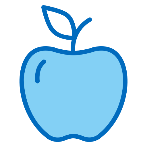pomme Generic Blue Icône