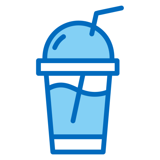 milkshake Generic Blue Ícone