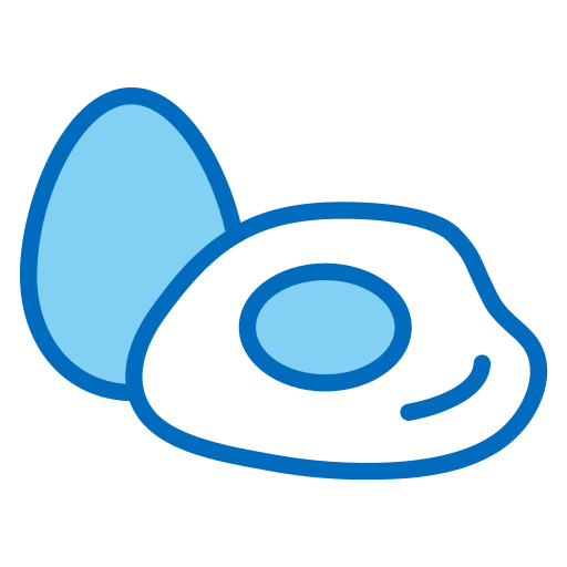 달걀 Generic Blue icon