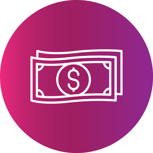 dinero Generic Flat Gradient icono