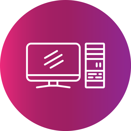 computadora Generic Flat Gradient icono