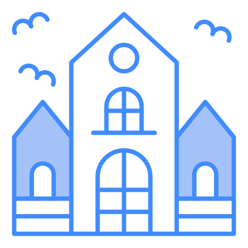 Дом с привидениями Generic Blue иконка