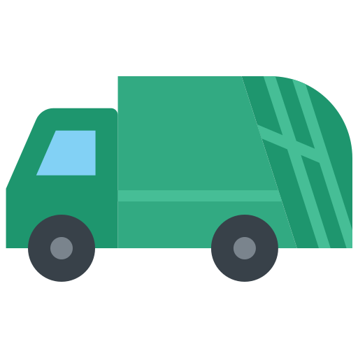 camión de la basura Generic Flat icono