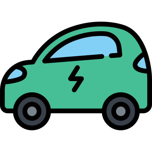 vehículo eléctrico Generic Outline Color icono