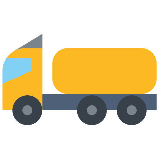 camión de aceite Generic Flat icono