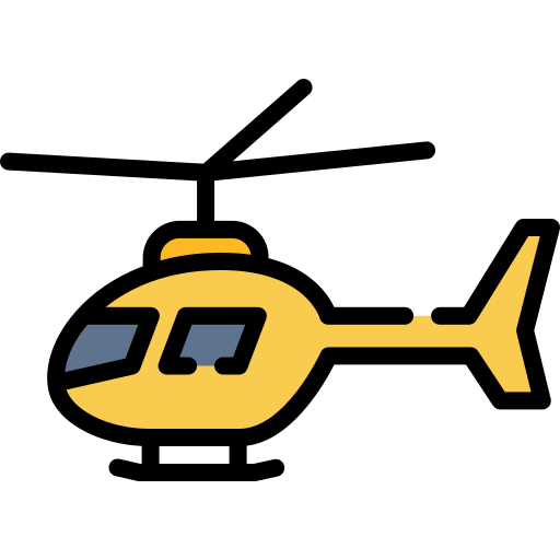 헬리콥터 Generic Outline Color icon