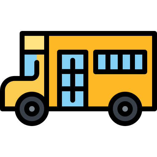 Школьный автобус Generic Outline Color иконка