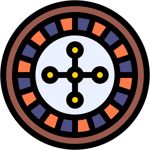 ruleta del casino Generic Outline Color icono