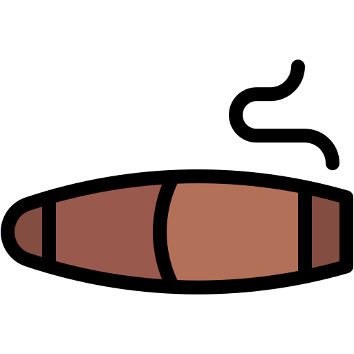 sigaar Generic Outline Color icoon