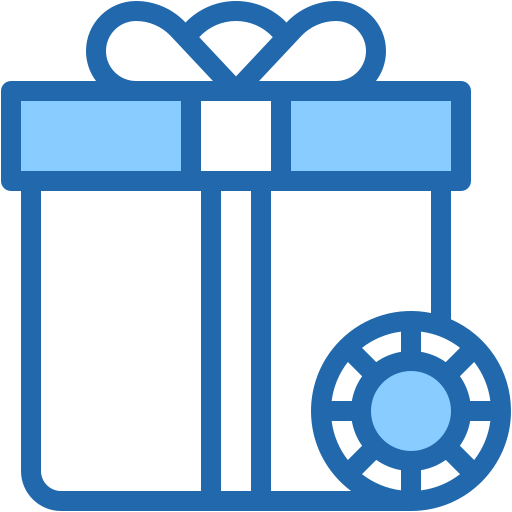 pudełko na prezent Generic Blue ikona